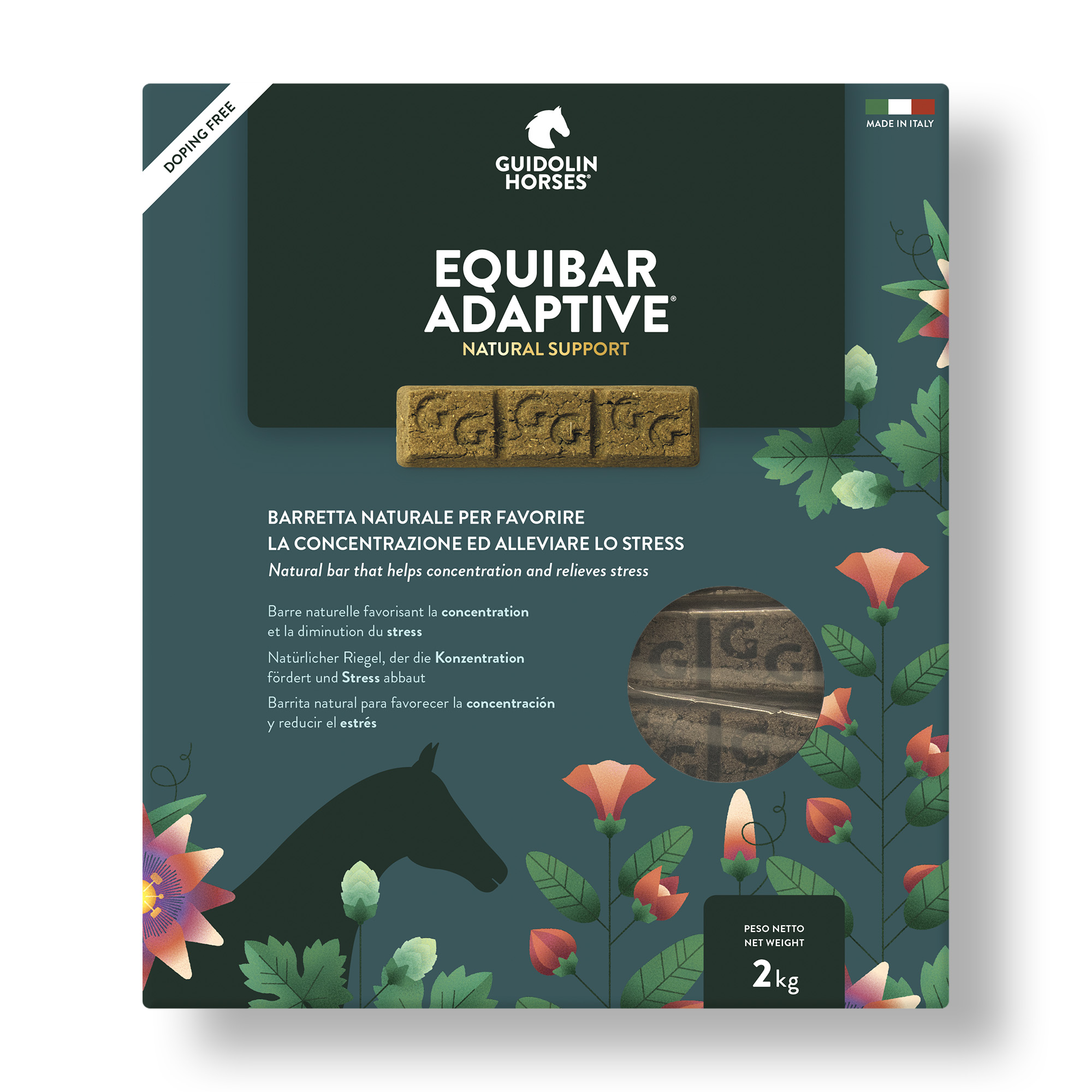 Equibar Adaptive 2 kg Kräuter Riegel bei Beschwerden des Magen-Darm-Trakts